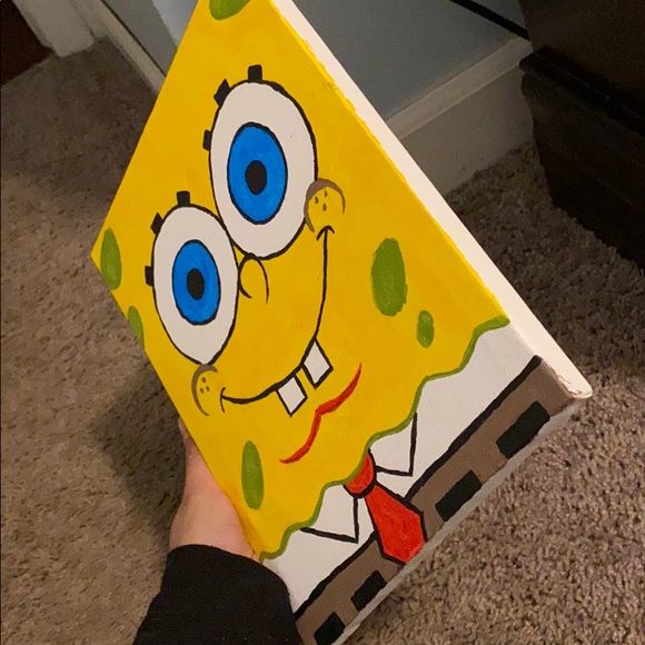 Spongebob canvas art ! 💛 - Picture 2 of 2